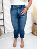 Judy Blue High Waist Tummy Control Capris W/ Shield Pockets - Whiskey Skies - JUDY BLUE