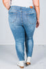 Judy Blue High Waist Tummy Control Vintage Shield Pockets Skinny Jeans - Whiskey Skies - JUDY BLUE