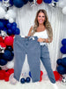Judy Blue High Waist Vintage Indigo Aurora Weekender Jeans - Whiskey Skies - JUDY BLUE