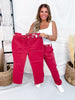 Judy Blue High Waist Vintage Red Aurora Weekender Jeans - Whiskey Skies - JUDY BLUE