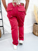 Judy Blue High Waist Vintage Red Aurora Weekender Jeans - Whiskey Skies - JUDY BLUE