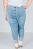 Judy Blue High - Waist Vintage Wash Boyfriend Jeans - Whiskey Skies - JUDY BLUE