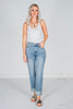 Judy Blue High - Waist Vintage Wash Boyfriend Jeans - Whiskey Skies - JUDY BLUE