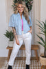 Judy Blue High - Waist White Aurora Weekender Jeans - Whiskey Skies - JUDY BLUE