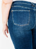 Judy Blue High - Waist Wide Leg Tummy Control Front Welt Pocket Jeans - Whiskey Skies - JUDY BLUE