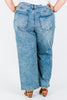 Judy Blue High - Waist Wilhemina Light Vintage Wash Wide Leg Jeans - Whiskey Skies - JUDY BLUE
