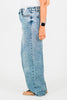Judy Blue High - Waist Wilhemina Light Vintage Wash Wide Leg Jeans - Whiskey Skies - JUDY BLUE