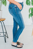 Judy Blue High Waisted Tummy Control Classic Skinny Jeans - Whiskey Skies - JUDY BLUE