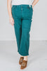 Judy Blue Jade Cropped Wide Leg Tummy Control Jeans FINAL SALE - Whiskey Skies - JUDY BLUE