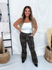 Judy Blue Leopard Print High Waist Bootcut Jeans - Whiskey Skies - JUDY BLUE