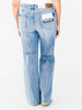 Judy Blue Mid - Rise 90's Straight Leg Rigid Magic Jeans - Whiskey Skies - JUDY BLUE