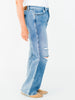 Judy Blue Mid - Rise 90's Straight Leg Rigid Magic Jeans - Whiskey Skies - JUDY BLUE