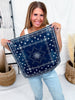 Judy Blue Mid Rise Ankle Straight Leg Jeans With Bandana Loop - Whiskey Skies - JUDY BLUE