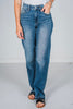 Judy Blue Mid - Rise Dad Jeans - Whiskey Skies - JUDY BLUE