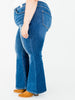 Judy Blue Mid - Rise Flare Double Angular Seam Jeans - Whiskey Skies - JUDY BLUE