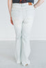 Judy Blue Mid - Rise & Fray Hem Bootcut Jeans - Whiskey Skies - JUDY BLUE