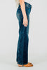 Judy Blue Mid - Rise Straight Western Seam Detail Jeans - Whiskey Skies - JUDY BLUE