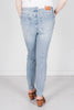 Judy Blue Mid Rise Tummy Control Destroy Skinny Jeans - Whiskey Skies - JUDY BLUE