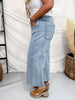 Judy Blue Mid - Rise Wide Leg Cropped Jeans - Whiskey Skies - JUDY BLUE