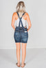 Judy Blue Overall Skirt FINAL SALE - Whiskey Skies - JUDY BLUE