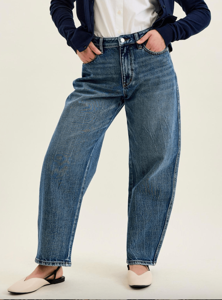 Judy Blue Petite High Waist Rigid Magic Arc Leg Jeans - Whiskey Skies - JUDY BLUE