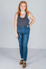 Judy Blue Pull On Skinny Jeggings - Whiskey Skies - JUDY BLUE