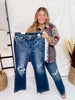 Judy Blue Sanded & Destroyed Bootcut Jeans - Whiskey Skies - JUDY BLUE