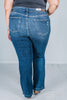 Judy Blue Sanded & Destroyed Bootcut Jeans - Whiskey Skies - JUDY BLUE