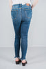 Judy Blue Shark Bite Hem High Waist Skinny Jeans - Whiskey Skies - JUDY BLUE