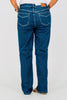 Judy Blue Straight Leg Tummy Control Jeans - Whiskey Skies - JUDY BLUE