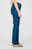 Judy Blue Straight Leg Tummy Control Jeans - Whiskey Skies - JUDY BLUE