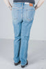 Judy Blue Thermal Contrast Wash Straight Jeans FINAL SALE - Whiskey Skies - JUDY BLUE