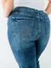 Judy Blue Tummy Control High Waist Straight Leg Jeans - Whiskey Skies - JUDY BLUE