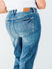 Judy Blue Tummy Control High Waist Straight Leg Jeans - Whiskey Skies - JUDY BLUE