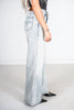 Judy Blue Tummy Control Retro Wide Leg Light Wash Jeans - Whiskey Skies - JUDY BLUE