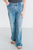 Judy Blue V - Front Baggy Jeans - Whiskey Skies - JUDY BLUE
