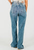 Judy Blue V - Front Baggy Jeans - Whiskey Skies - JUDY BLUE