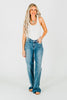 Judy Blue V - Front Baggy Jeans - Whiskey Skies - JUDY BLUE