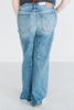 Judy Blue V - Front Baggy Jeans - Whiskey Skies - JUDY BLUE