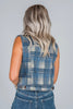 Judy Blue Vintage Plaid Vest FINAL SALE - Whiskey Skies - JUDY BLUE