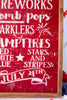 July 4th Fireworks Wood Frame Sign - Whiskey Skies - WT COLLECTION