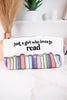 "Just A Girl Who Loves To Read" Zippered Pouch - Whiskey Skies - PAVILION