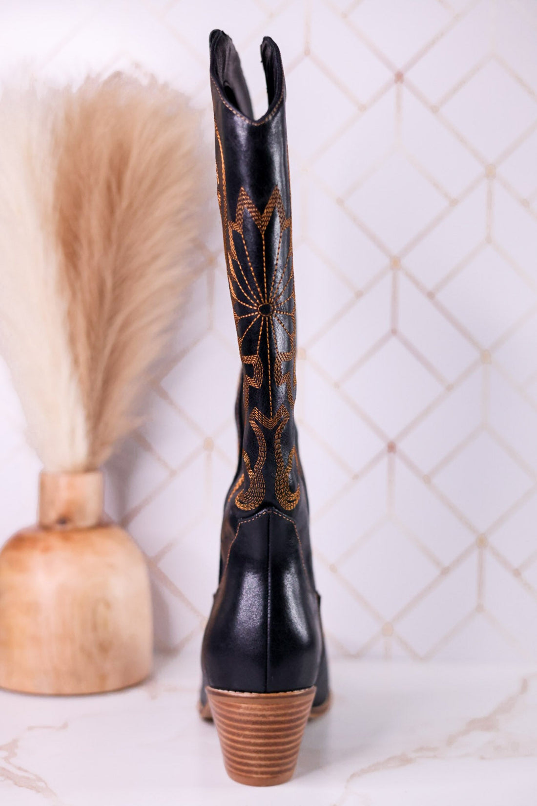 Just In Case Black Cowboy Boots - Whiskey Skies - CORKYS FOOTWEAR