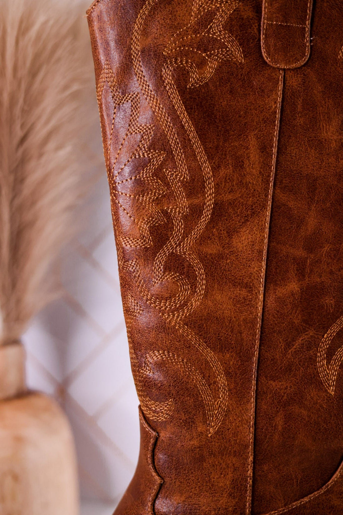 Just In Case Cowboy Boots In Saddle Brown - Whiskey Skies - CORKYS FOOTWEAR