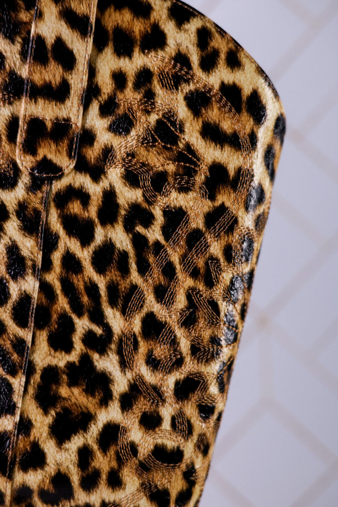 Just In Case Wide Calf Leopard Print Cowboy Boots - Whiskey Skies - CORKYS FOOTWEAR