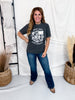 Just One More Chapter Gray Graphic Tee - Whiskey Skies - MUGSBY