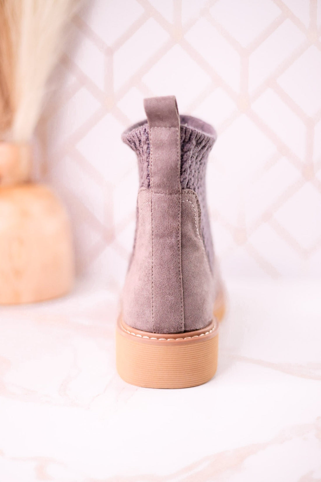 Keep Me Warm Grey Boots - Whiskey Skies - CORKYS FOOTWEAR