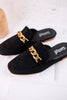 Keepsake Loafers In Black Faux Suede - Whiskey Skies - CORKYS FOOTWEAR