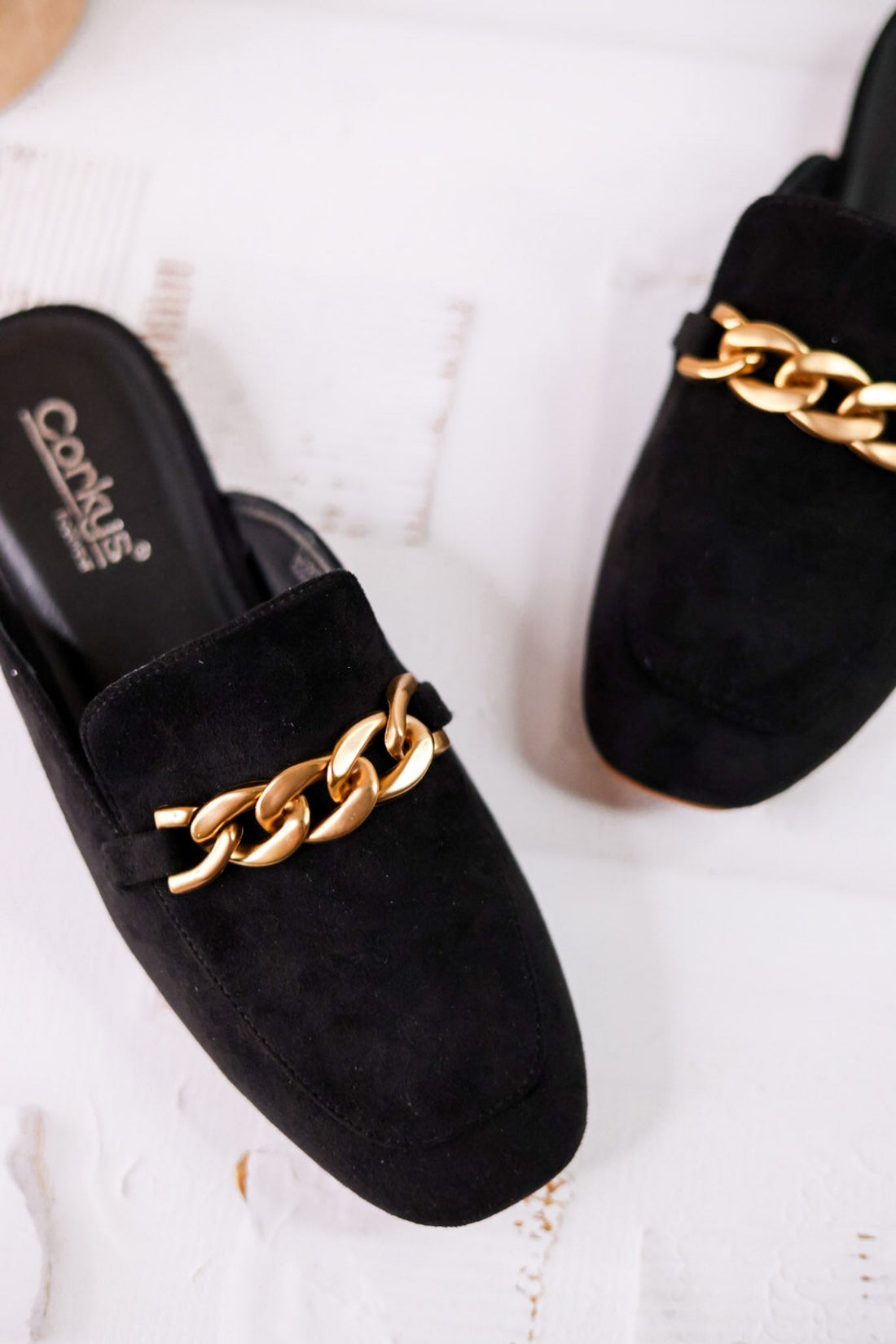 Keepsake Loafers In Black Faux Suede - Whiskey Skies - CORKYS FOOTWEAR