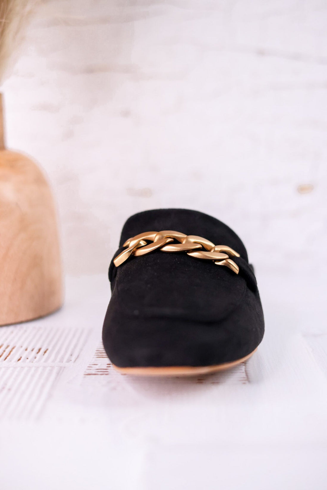 Keepsake Loafers In Black Faux Suede - Whiskey Skies - CORKYS FOOTWEAR